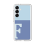 スリムプロテクションプレミアムケース［ オリジナル - initial two tone - F blue ］