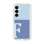 スリムプロテクションプレミアムケース［ オリジナル - initial two tone - F blue ］
