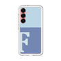 スリムプロテクションプレミアムケース［ オリジナル - initial two tone - F blue ］