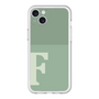 スリムプロテクションプレミアムケース［ オリジナル - initial two tone - F green ］