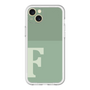スリムプロテクションプレミアムケース［ オリジナル - initial two tone - F green ］