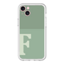 スリムプロテクションプレミアムケース［ オリジナル - initial two tone - F green ］