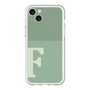 スリムプロテクションプレミアムケース［ オリジナル - initial two tone - F green ］