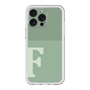 スリムプロテクションプレミアムケース［ オリジナル - initial two tone - F green ］