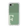 スリムプロテクションプレミアムケース［ オリジナル - initial two tone - F green ］