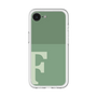 スリムプロテクションプレミアムケース［ オリジナル - initial two tone - F green ］