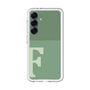 スリムプロテクションプレミアムケース［ オリジナル - initial two tone - F green ］