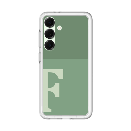 スリムプロテクションプレミアムケース［ オリジナル - initial two tone - F green ］