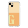 スリムプロテクションプレミアムケース［ オリジナル - initial two tone - G orange ］