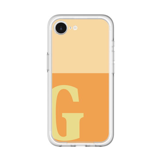 スリムプロテクションプレミアムケース［ オリジナル - initial two tone - G orange ］