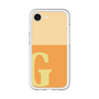 スリムプロテクションプレミアムケース［ オリジナル - initial two tone - G orange ］