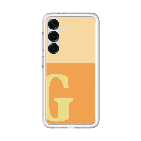 スリムプロテクションプレミアムケース［ オリジナル - initial two tone - G orange ］