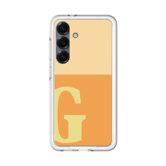 スリムプロテクションプレミアムケース［ オリジナル - initial two tone - G orange ］