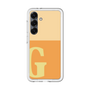 スリムプロテクションプレミアムケース［ オリジナル - initial two tone - G orange ］