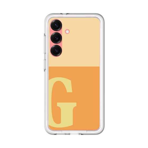 スリムプロテクションプレミアムケース［ オリジナル - initial two tone - G orange ］