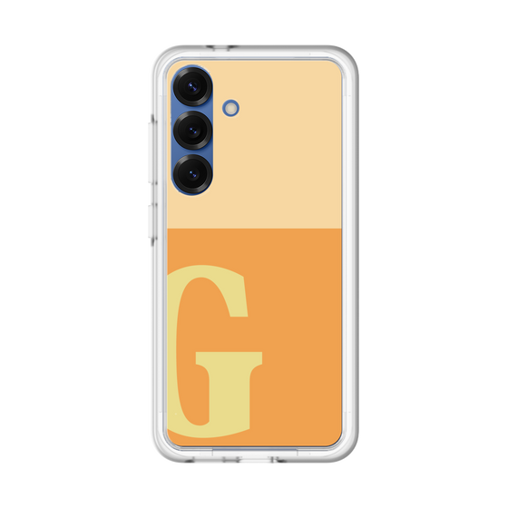 スリムプロテクションプレミアムケース［ オリジナル - initial two tone - G orange ］