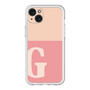 スリムプロテクションプレミアムケース［ オリジナル - initial two tone - G pink ］