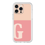 スリムプロテクションプレミアムケース［ オリジナル - initial two tone - G pink ］