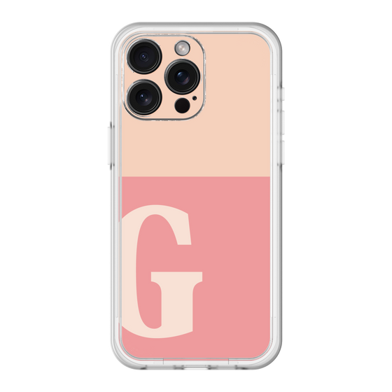 スリムプロテクションプレミアムケース［ オリジナル - initial two tone - G pink ］