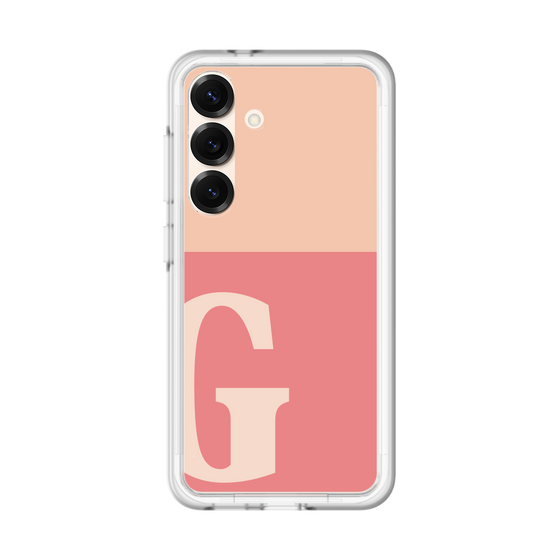 スリムプロテクションプレミアムケース［ オリジナル - initial two tone - G pink ］