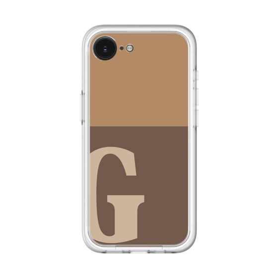 スリムプロテクションプレミアムケース［ オリジナル - initial two tone - G brown ］