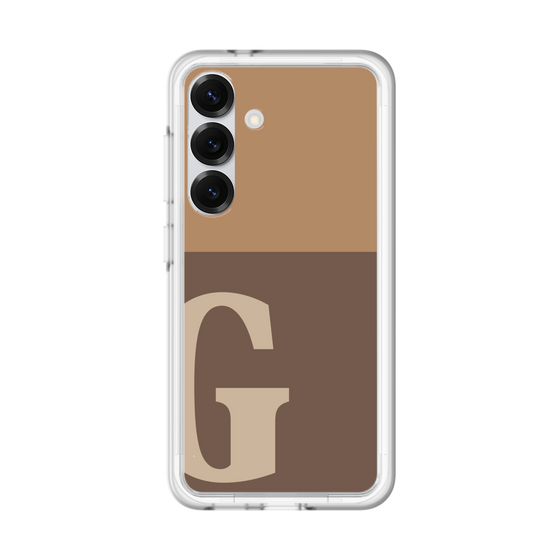 スリムプロテクションプレミアムケース［ オリジナル - initial two tone - G brown ］