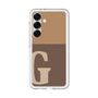 スリムプロテクションプレミアムケース［ オリジナル - initial two tone - G brown ］