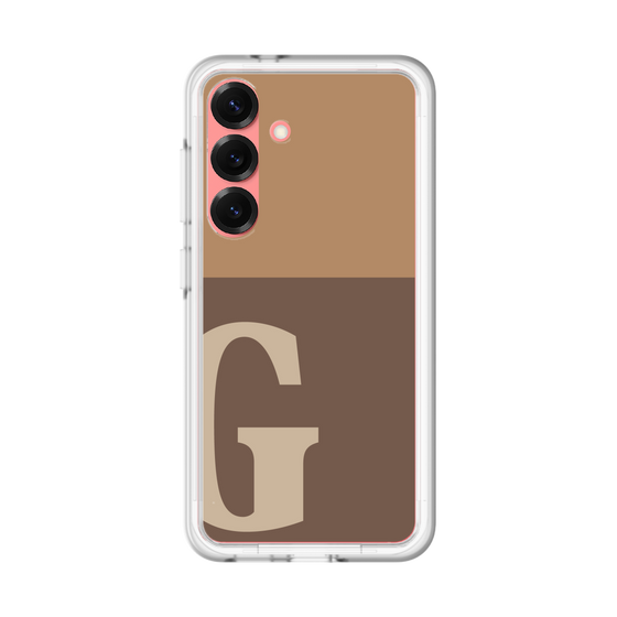 スリムプロテクションプレミアムケース［ オリジナル - initial two tone - G brown ］