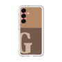 スリムプロテクションプレミアムケース［ オリジナル - initial two tone - G brown ］