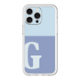 スリムプロテクションプレミアムケース［ オリジナル - initial two tone - G blue ］