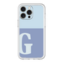 スリムプロテクションプレミアムケース［ オリジナル - initial two tone - G blue ］