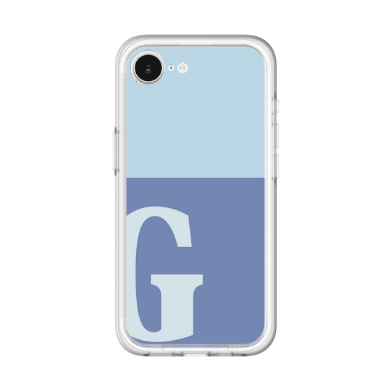 スリムプロテクションプレミアムケース［ オリジナル - initial two tone - G blue ］