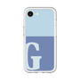 スリムプロテクションプレミアムケース［ オリジナル - initial two tone - G blue ］