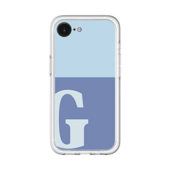 スリムプロテクションプレミアムケース［ オリジナル - initial two tone - G blue ］