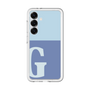 スリムプロテクションプレミアムケース［ オリジナル - initial two tone - G blue ］
