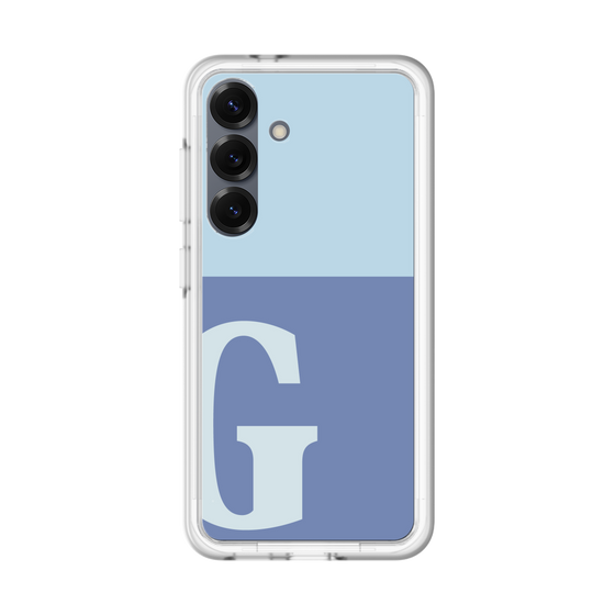 スリムプロテクションプレミアムケース［ オリジナル - initial two tone - G blue ］