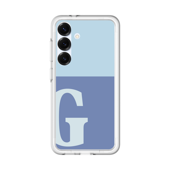 スリムプロテクションプレミアムケース［ オリジナル - initial two tone - G blue ］