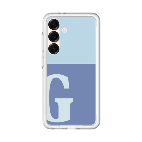 スリムプロテクションプレミアムケース［ オリジナル - initial two tone - G blue ］
