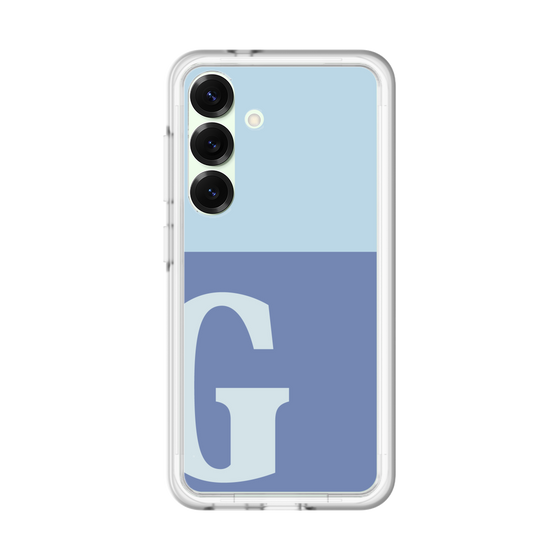 スリムプロテクションプレミアムケース［ オリジナル - initial two tone - G blue ］