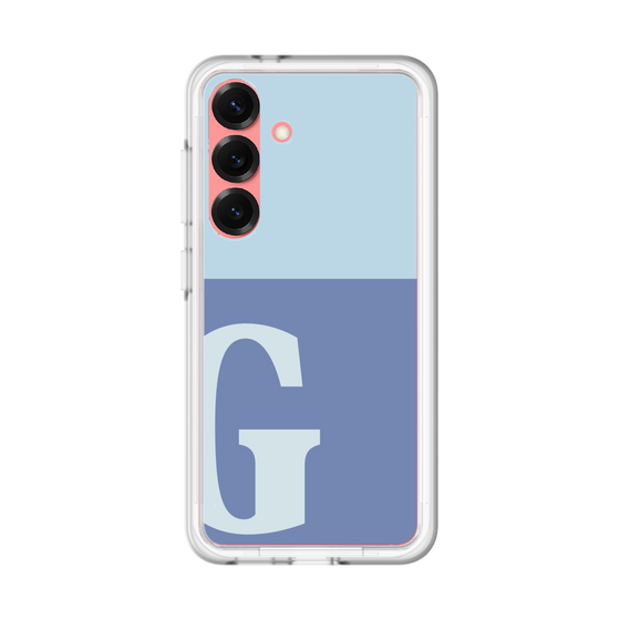 スリムプロテクションプレミアムケース［ オリジナル - initial two tone - G blue ］