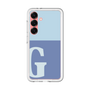 スリムプロテクションプレミアムケース［ オリジナル - initial two tone - G blue ］
