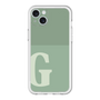 スリムプロテクションプレミアムケース［ オリジナル - initial two tone - G green ］