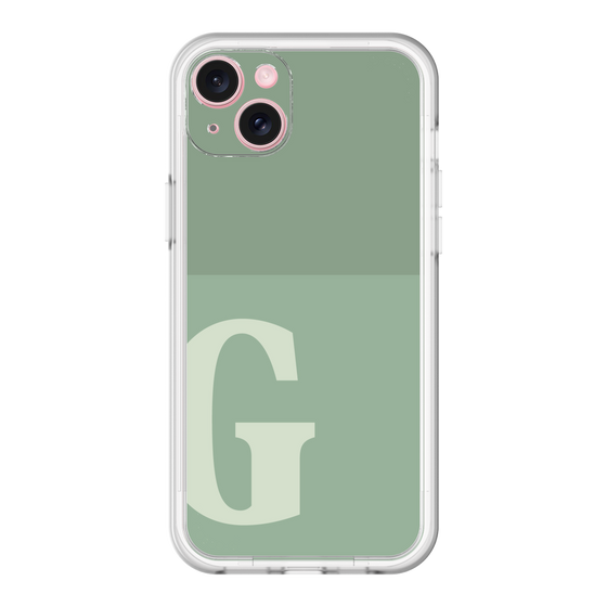 スリムプロテクションプレミアムケース［ オリジナル - initial two tone - G green ］