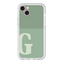 スリムプロテクションプレミアムケース［ オリジナル - initial two tone - G green ］