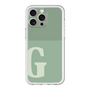 スリムプロテクションプレミアムケース［ オリジナル - initial two tone - G green ］