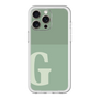 スリムプロテクションプレミアムケース［ オリジナル - initial two tone - G green ］