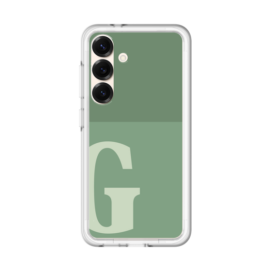 スリムプロテクションプレミアムケース［ オリジナル - initial two tone - G green ］