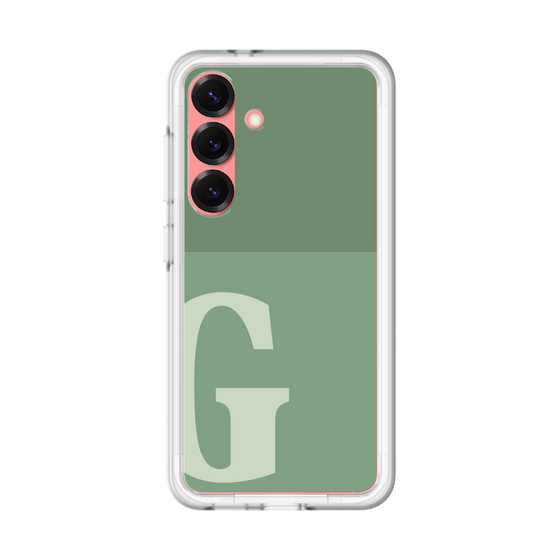 スリムプロテクションプレミアムケース［ オリジナル - initial two tone - G green ］