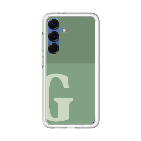 スリムプロテクションプレミアムケース［ オリジナル - initial two tone - G green ］