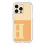 スリムプロテクションプレミアムケース［ オリジナル - initial two tone - H orange ］